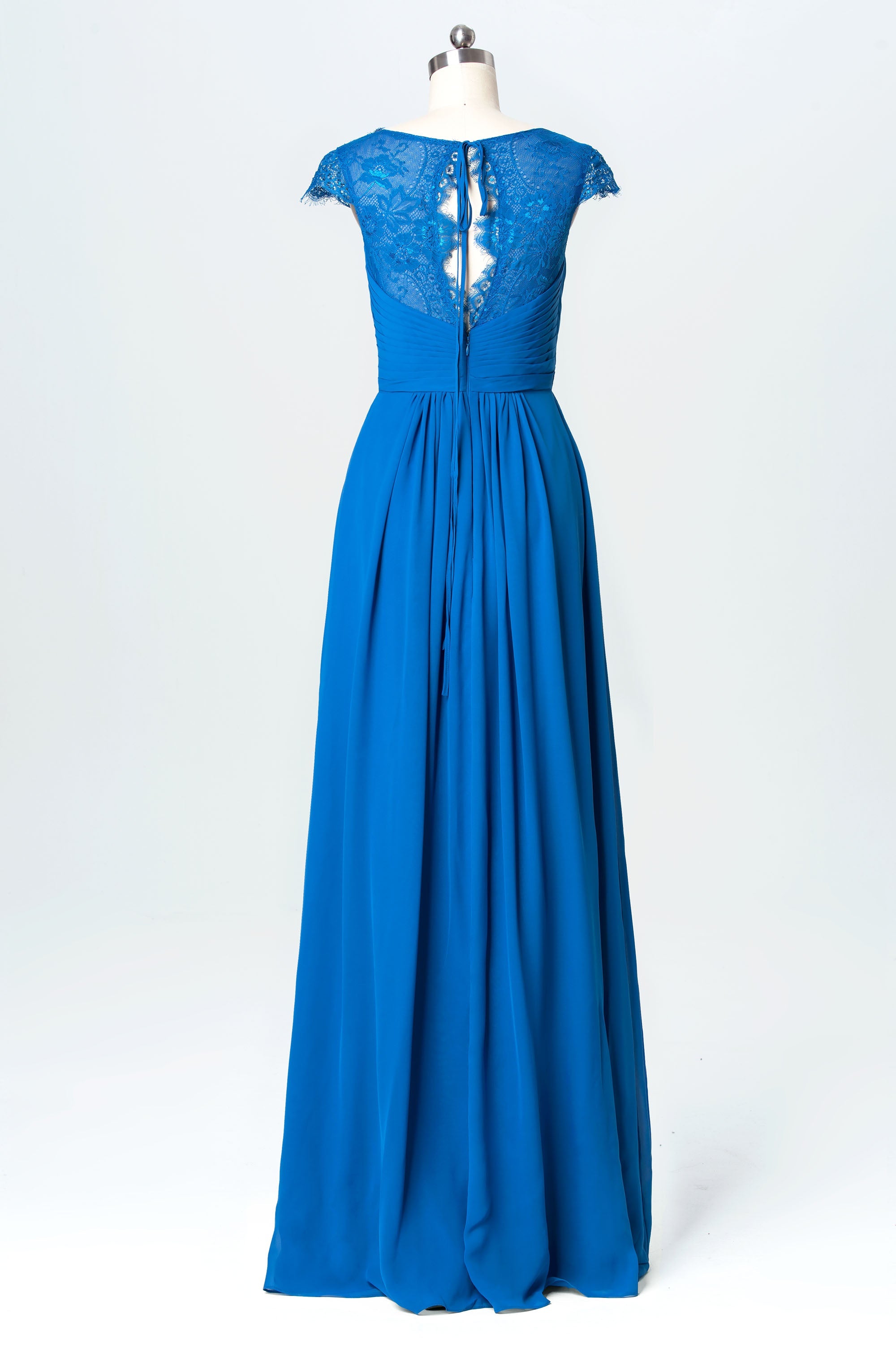 Chiffon Off-the-Shoulder Sleeveless Bridesmaid Dress| Plus Size | 60+ Colors