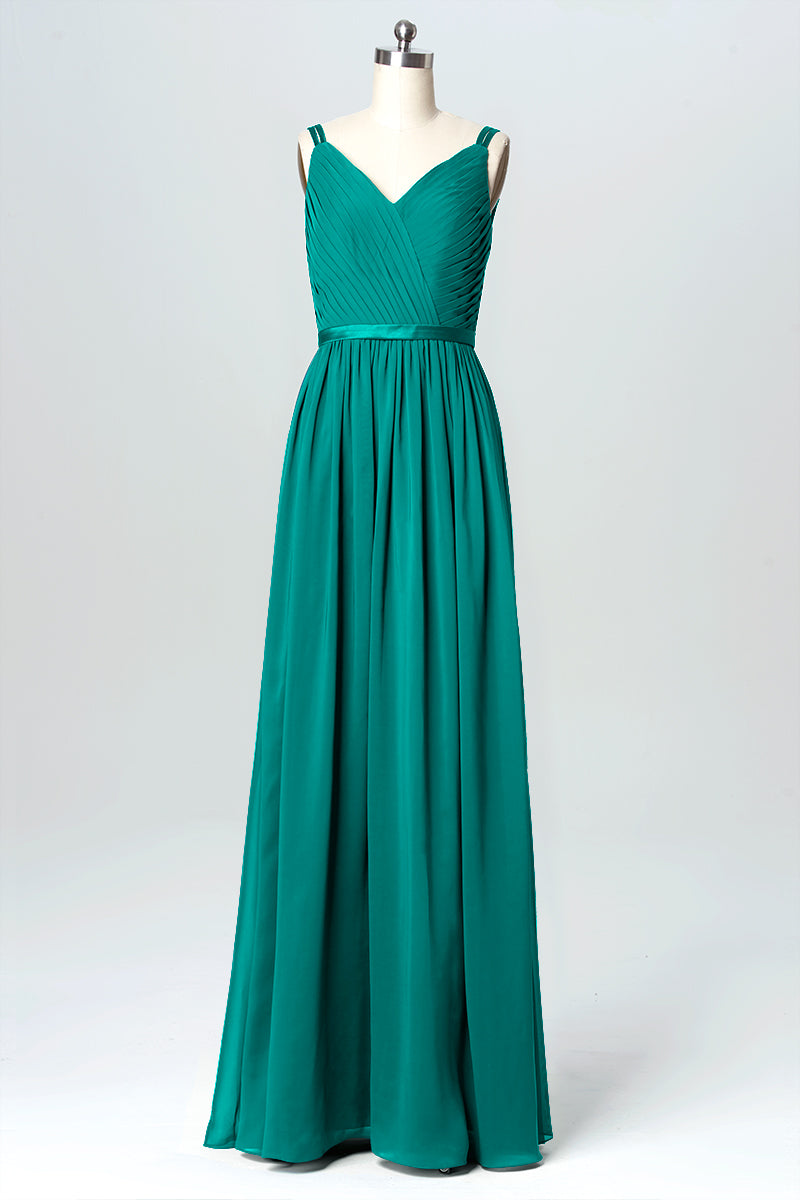 Chiffon V-Neck Sleeveless Bridesmaid Dress| Plus Size | 60+ Colors KF Bridal Chiffon V-Neck Sleeveless Bridesmaid Dress| Plus Size | 60+ Colors KF Bridal