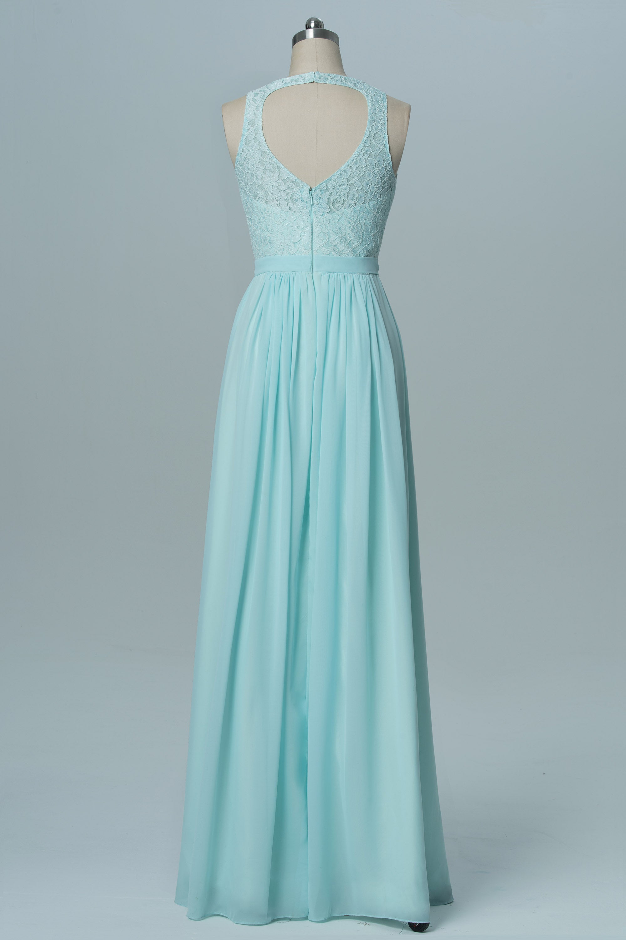 Chiffon V-Neck Sleeveless Bridesmaid Dress| Plus Size | 60+ Colors