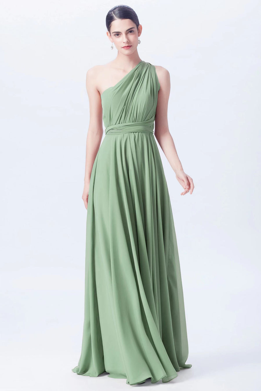 Lace Boat Neck Sleeveless Bridesmaid Dress| Plus Size | 60+ Colors