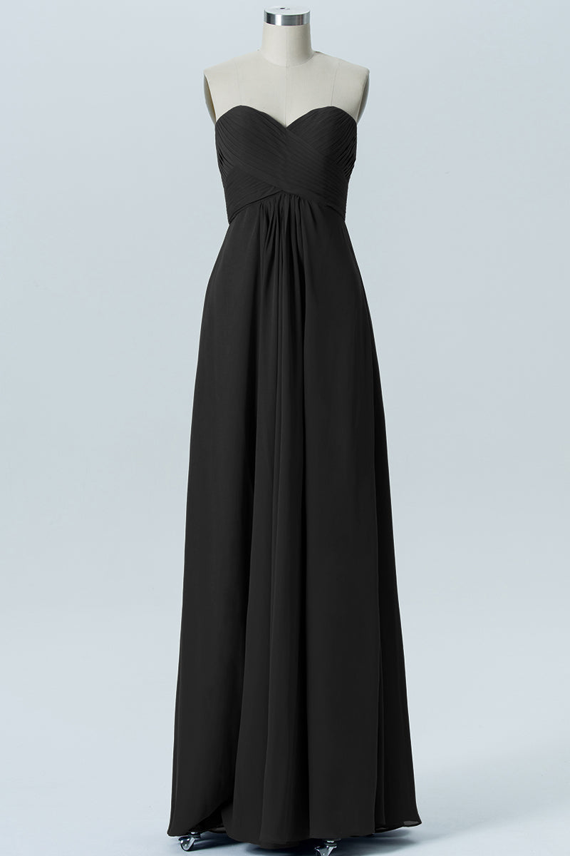 Chiffon Strapless Sleeveless Bridesmaid Dress| Plus Size | 60+ Colors KF Bridal Chiffon Strapless Sleeveless Bridesmaid Dress| Plus Size | 60+ Colors KF Bridal