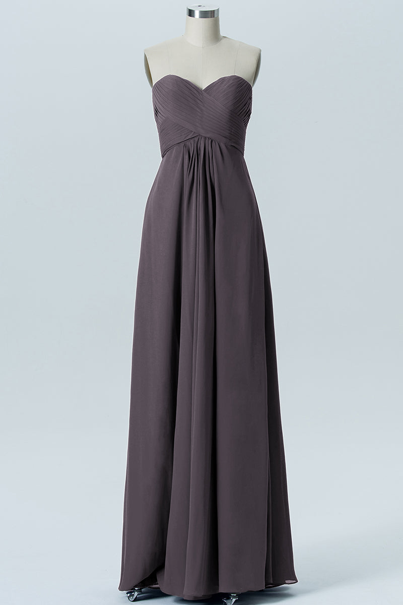 Chiffon Strapless Sleeveless Bridesmaid Dress| Plus Size | 60+ Colors KF Bridal Chiffon Strapless Sleeveless Bridesmaid Dress| Plus Size | 60+ Colors KF Bridal