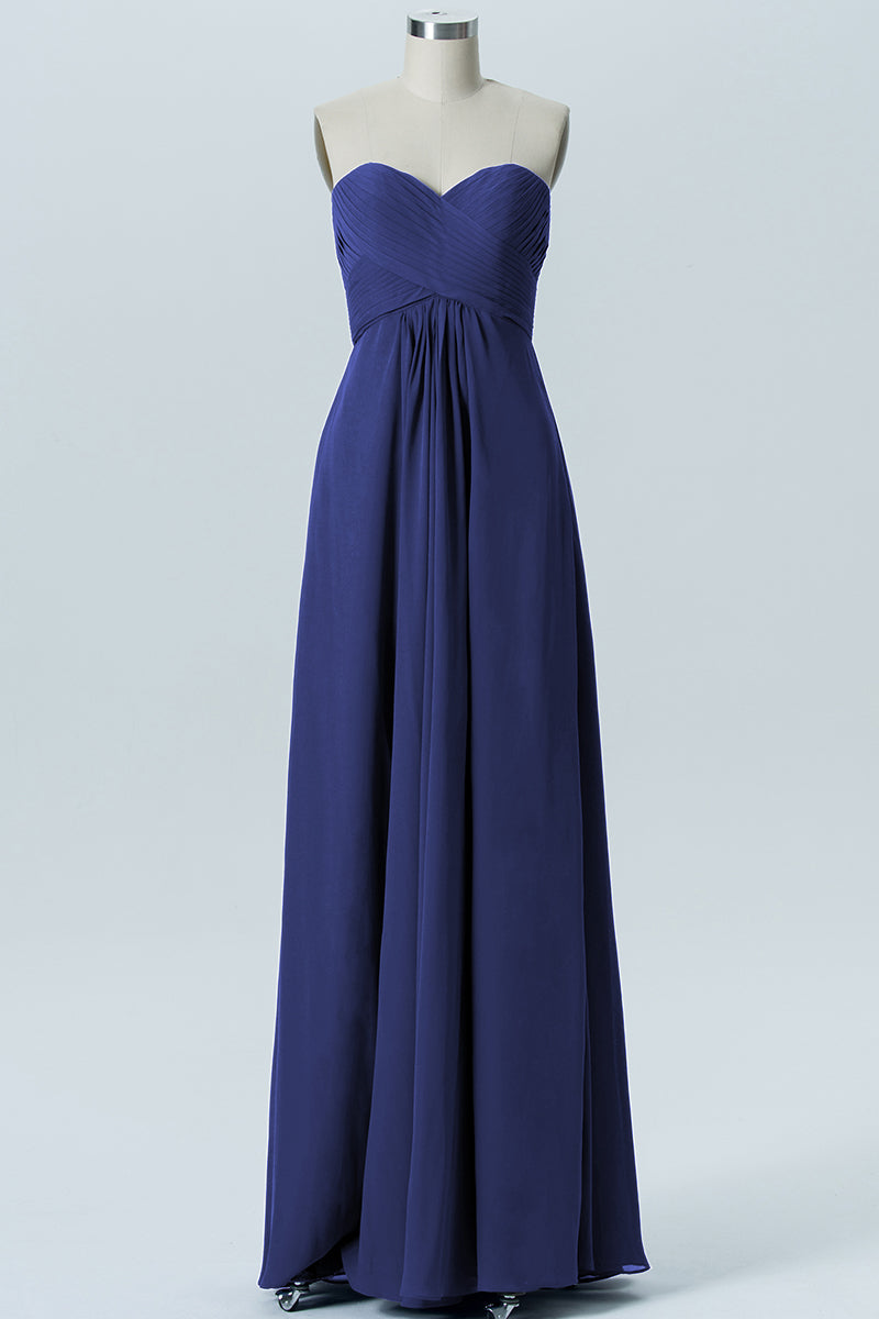 twilight blue bridesmaid dresses KissProm Mermaid V-Neck Satin Dress With Slit in Twilight, / 16 Twilight Length Chiffon Strapless Sleeveless Bridesmaid Dress|