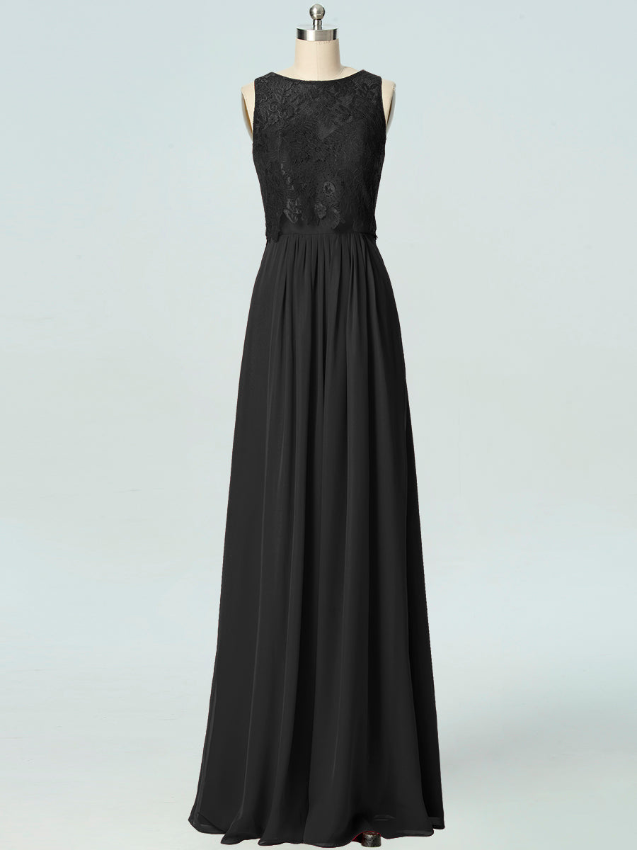 Lace Boat Neck Sleeveless Bridesmaid Dress| Plus Size | 60+ Colors KF Bridal Lace Boat Neck Sleeveless Bridesmaid Dress| Plus Size | 60+ Colors KF Bridal