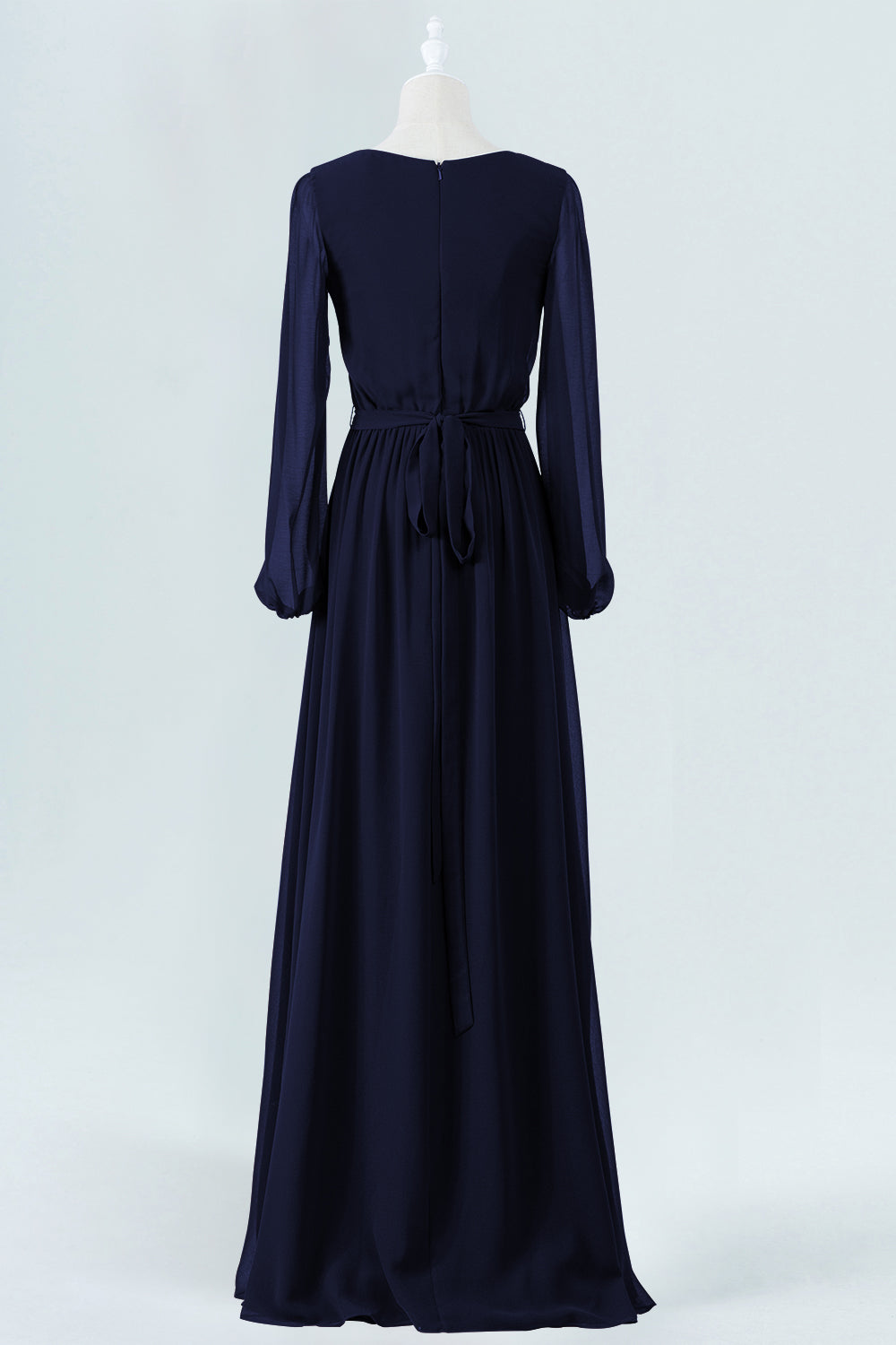 Chiffon V-Neck Sleeveless Bridesmaid Dress| Plus Size | 60+ Colors
