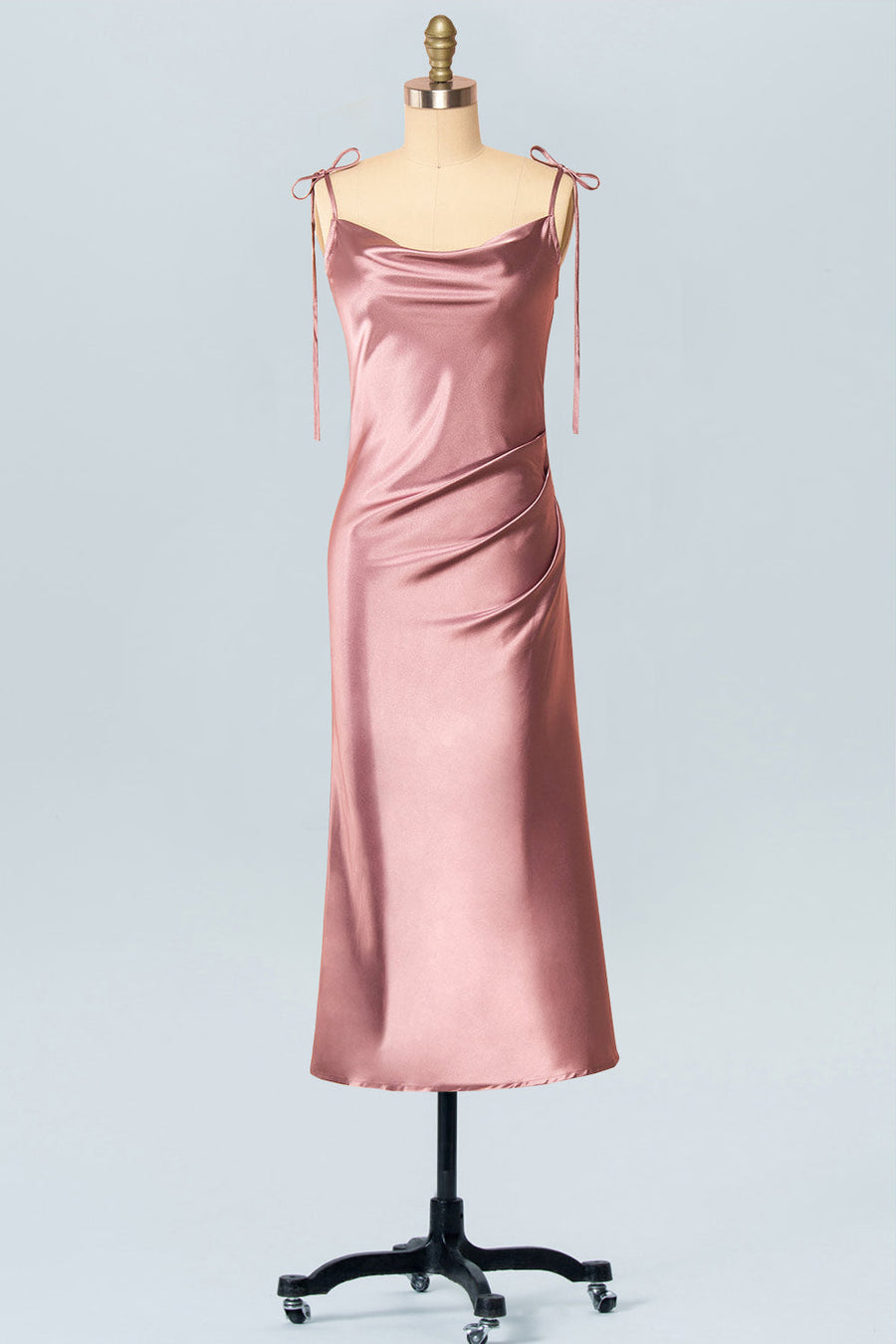 Stretch Satin Cowl Neck Sleeveless Bridesmaid Dress| Plus Size | 60+ Colors KF Bridal Stretch Satin Cowl Neck Sleeveless Bridesmaid Dress| Plus Size | 60+ Colors KF Bridal