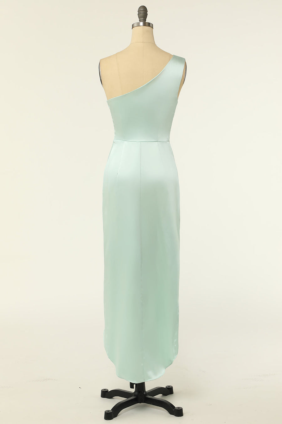 Stretch Satin One Shoulder Sleeveless Bridesmaid Dress| Plus Size | 60+ Colors KF Bridal Stretch Satin One Shoulder Sleeveless Bridesmaid Dress| Plus Size | 60+ Colors KF Bridal