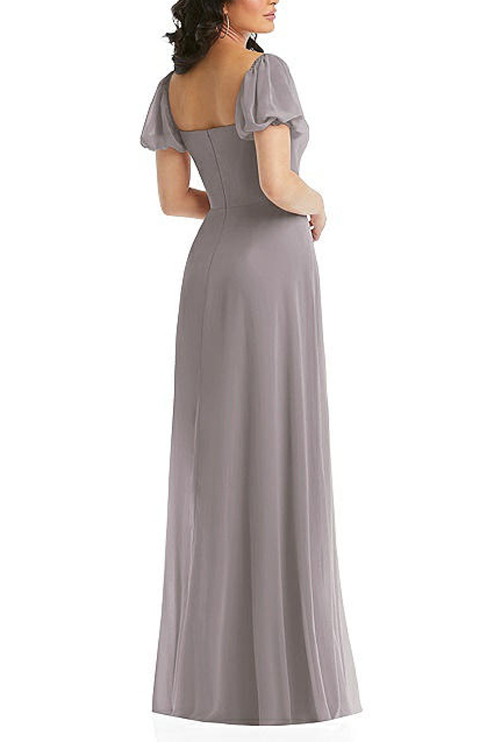Chiffon V-Neck Sleeveless Bridesmaid Dress| Plus Size | 60+ Colors