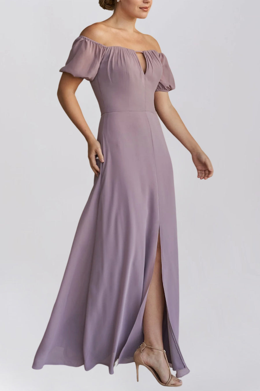 Chiffon - Sleeveless Bridesmaid Dress| Plus Size | 60+ Colors