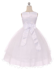 Lace A-Line Scoop Neck Sleeveless Flower Girl Dress-B500065