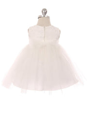 Lace A-Line Scoop Neck Sleeveless Flower Girl Dress-B500072