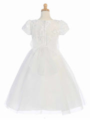 Lace A-Line Scoop Neck Sleeveless Flower Girl Dress-B500079